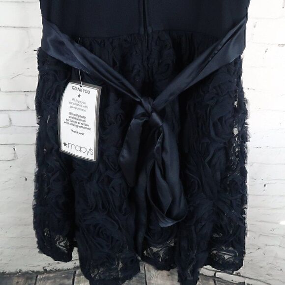 TRIXXI BLUE SPAGHETTI STRAP SWEETHEART NECKLINE FIT AND FLAIR PROM DRESS NWT - Picture 14 of 15